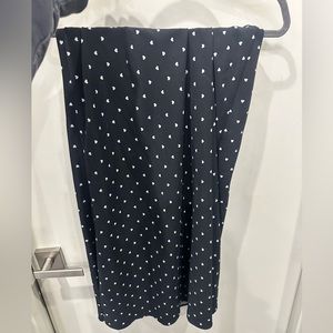 Rachel Zoe simple heart print skirt - mid length